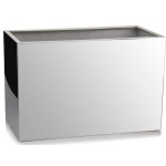 Prostokątna donica Rectangle Mirror 60 • stal nierdzewna • powierzchnia lustrzana
