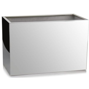 Prostokątna donica Rectangle Mirror 60 • stal nierdzewna • powierzchnia lustrzana