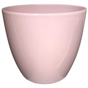 Duża jasnoróżowa osłonka na doniczkę Scheurich 920 Rose Elegance 28