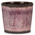 Fioletowa osłoa na donicę osłonka ceramiczna Scheurich Malva Glaze.jpg