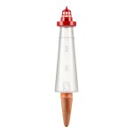Nawadniacz do doniczki Scheurich Lighthouse latarnia morska transparentna + czerwona XL