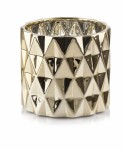 Złota osłonka na doniczkę Polnix walec 13 cm lustrzana geometryczna 05.254