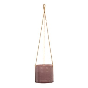 Fioletowa osłonka na doniczkę wisząca 429 walec 14 Scheurich Aubergine