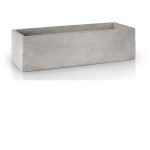 Szara betonowa podłużna misa Polnix 35.042 Etno 22 cm