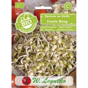 Nasiona na kiełki BIO fasola Mung - Legutko 30g