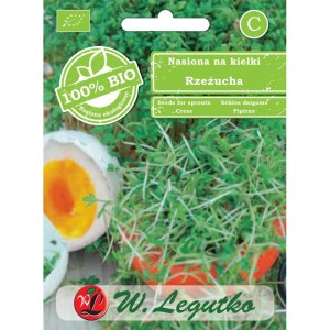 Nasiona na kiełki BIO rzeżucha - Legutko 15g