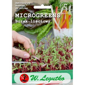Microgreens burak liściowy - Legutko >>> nasiona na mikrolistki 10g