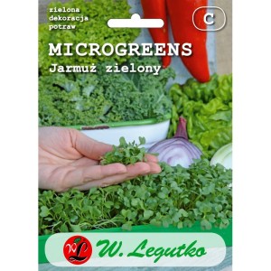 Microgreens jarmuż - Legutko >>> nasiona na mikrolistki 3g