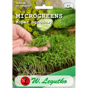 Microgreens koper ogrodowy - Legutko >>> nasiona na mikrolistki 4g