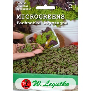 Microgreens pachnotka zwyczajna  - Legutko >>> nasiona na mikrolistki 3g