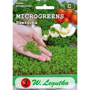 Microgreens rzeżucha  - Legutko >>> nasiona na mikrolistki 4g