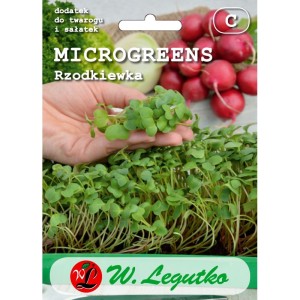 Microgreens rzodkiewka  - Legutko >>> nasiona na mikrolistki 5g