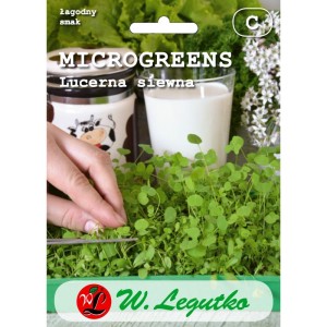 Microgreens lucerna siewna - Legutko >>> nasiona na mikrolistki 4g