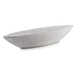 Osłonka szara misa beton dekoracyjny łódka do kompozycji Polnix Etno 78 cm 44.002