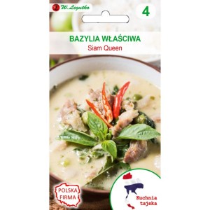 Bazylia właściwa tajska Siam Queen Legutko nasiona 1g  >>> ziołowy ogród
