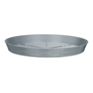 Okrągła podstawka pod doniczkę Scheurich Linus 332/36 Light Grey szara