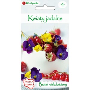 Bratek wielkokwiatowy nasiona Legutko 0,5g >>> kwiaty jadalne