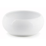 Biała misa do kompozycji roślinnych 31.026 Polnix Piano >>> osłonka doniczka ceramiczna okrągła 19 cm 