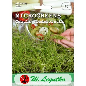 Microgreens cebula siedmiolatka - Legutko >>> nasiona na mikrolistki 4g