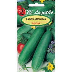 Ogórek gruntowy sałatkowy Delicius  >>> nasiona Legutko 5g
