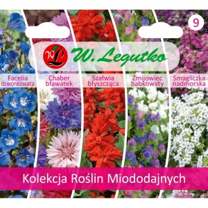 Rośliny miododajne - kolekcja 5 gatunków >>> nasiona Legutko
