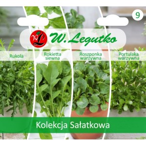 Kolekcja sałatkowa - 4 gatunki >>> nasiona Legutko 