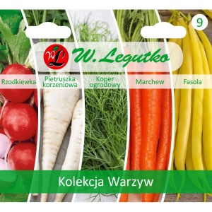 Warzywa polskie - kolekcja 5 gatunków warzyw >>> nasiona Legutko
