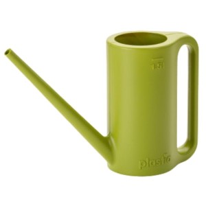 Zielona konewka domowa Max Plastia 1,5 l do kwiatów domowych, balkonowych, tarasowych