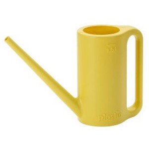 Żółta konewka domowa Max Plastia 1,5 l do kwiatów domowych, balkonowych, tarasowych