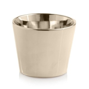 Ceramiczna osłonka na doniczkę Polnix Gold >>> złota lustrzana 31.100