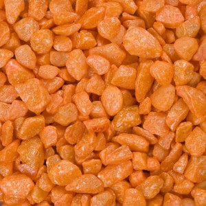 Pomarańczowe kamyki dekoracyjne 9-13 mm Polnix 51.004.02 0,5 kg