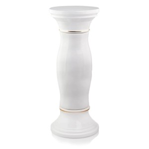 Elegancki biały postument ceramiczny Polnix Lisbon 12.513 • postument pod donicę 70 cm