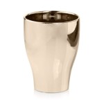 Złota lustrzana osłonka do storczyka glamour Polnix Gold 31.096 wys. 18 cm 