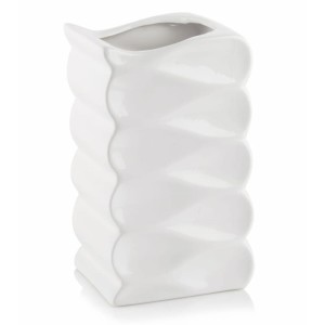 Biały wazon ceramiczny Polnix Barcelona 02.659