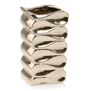 Złoty wazon ceramiczny Polnix Gold 31.127 wys. 26 cm