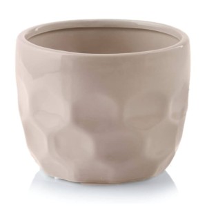 Szarobeżowa osłonka na doniczkę 12 cm Polnix Spring 15.005
