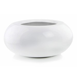 Biała nowoczesna donica UFO • misa ⌀ 72 cm • włókno szklane fiberglass Polnix 95.028 