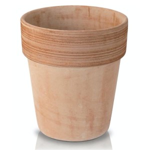 Wysoka donica z gliny ITA VASO ALTO GRIFFE mrozoodporna ⌀ 23 cm Polnix