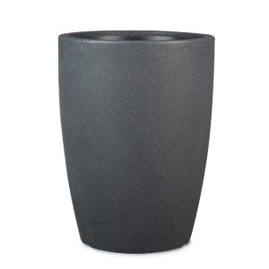 Wysoka donica Scheurich Verona / Pisa 40 Schwarz Granit • imitacja czarnego granitu 089