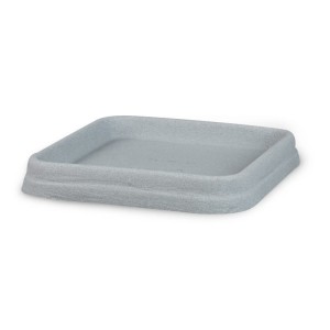Kwadratowa podstawka pod doniczkę Bianca Scheurich Stony Grey 43 szara