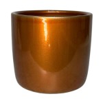 Miedziana osłonka na doniczkę Scheurich 900 Brillant Copper 18
