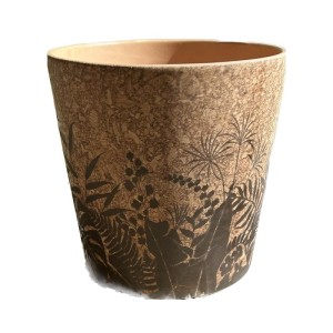 Osłonka na doniczkę Scheurich 778 Cork Jungle 16 jak z korka