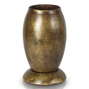 Wazon nagrobkowy ceramiczny złoty Polnix 70.016 na cmentarz