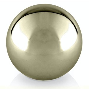 Złota ceramiczna kula dekoracyjna Polnix śr. 9 cm 31.080