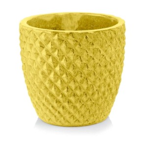 Żółta donica ceramiczna mrozoodporna 47 cm Polnix Glazed 28.053