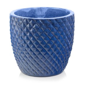 Niebieska donica ceramiczna mrozoodporna 47 cm Polnix Glazed 28.051