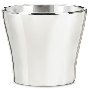 808 Mirror Silver srebrna osłonka na doniczkę lustrzana 17 Scheurich