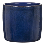 Granatowa osłonka na doniczkę Scheurich 900 Mystic Blue 21