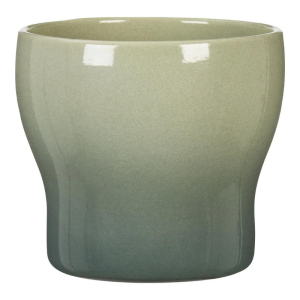 Zielona osłonka na doniczkę Scheurich 824 Sea Green 18 cieniowana