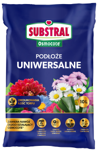 Gotowe podłoże Substral Osmocote uniwersalne 10 l >>> 3 w 1 wzmacnia kwitnienie i wybarwienie